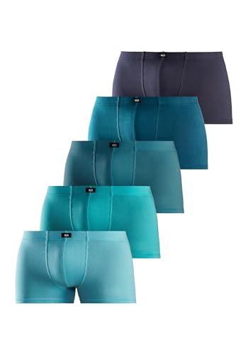 H.I.S Herren Boxershorts | 5er Pack (DE/NL/SE/PL, Alphanumerisch, M, Regular, Regular, Petrol)