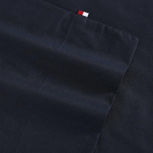 Tommy Hilfiger - Sábanas de Cama King, Ropa de Cama de algodón Que Absorbe la Humedad con Funda de Almohada a Juego, Juego de Cama Ligero, Bolsillos Profundos, Certificado Oeko-Tex (Performance - imagen 3