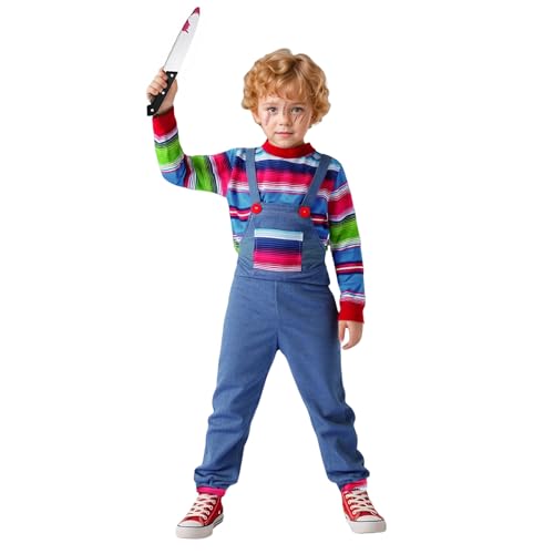 Disfraz Infantil Chucky Jumpsuit para Halloween miniatura 1
