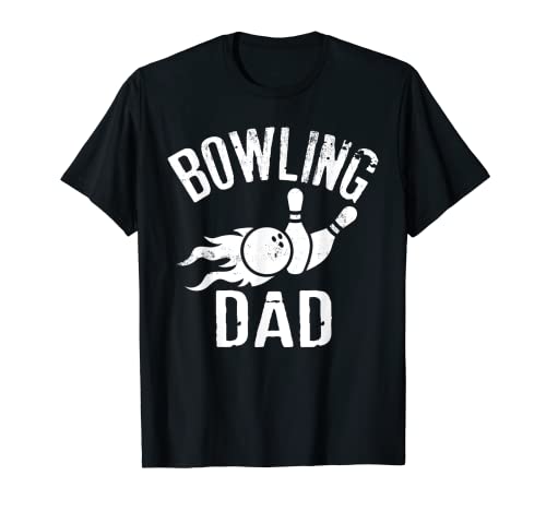 Hombre Bowling Dad Cita divertida para papás jugadores de bolos Camiseta