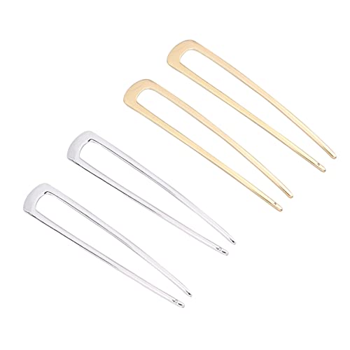LALAFINA 4 Pièces en Forme de U Épingles à Français Épingles à pour Petits Pains Épingles à Cover