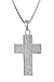 Produktbild trendor Damen Kreuz-Anhänger Zirkonia mit Venezianer Kette Silber 925 75683-40 40 cm