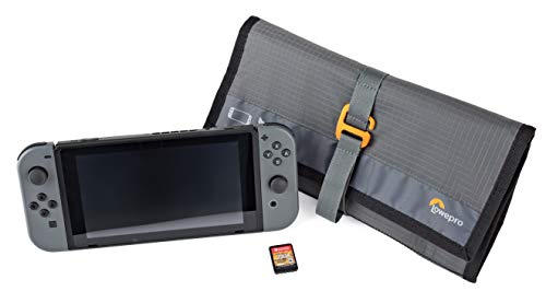 Lowepro GearUp Switch Wrap DLX: Soft Case Designed to Carry and Protect Nintendo Switch Screen, Controller and Game Cards