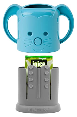 Image of MyDrinky - The Adjustable Juice Box Holder (Aqua)