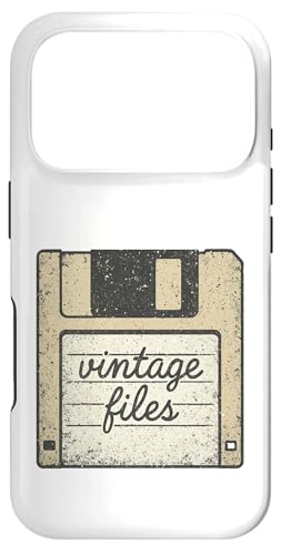 古い、レトロ、ヴィンテージ、アンティーク調、フロッピーディスク。 スマホケース iPhone 17 Pro 用
