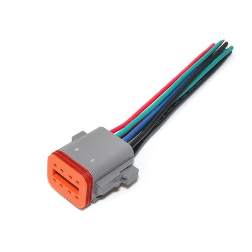 Deutsch DT 8 Pin Waterproof Connector Kit, DT04-8S DT06-8S Assembled Plug & Socket with 5" 16AWG Wire, IP67 13A Automotive Electrical Connector by TRADOCK - Image 4