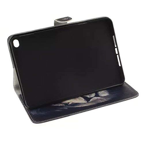 Ipad Mini 4 Case, Newshine Cute Slim Fit *Maganetic Closure* Flip Stand Skin With [Card Slots/Cash Holder] For Apple Ipad Mini 4 2015 Released (Lion) #TOP4