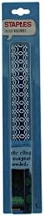 Locker Wallpaper (12 in x 72 in - Perforated at 36 in) Blue Lattice, Static Cling, No magnet Needed.