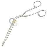 G.S MAGIL Curved Bent Forceps Intubation Clamps Body Piercing 10' Stainless Steel