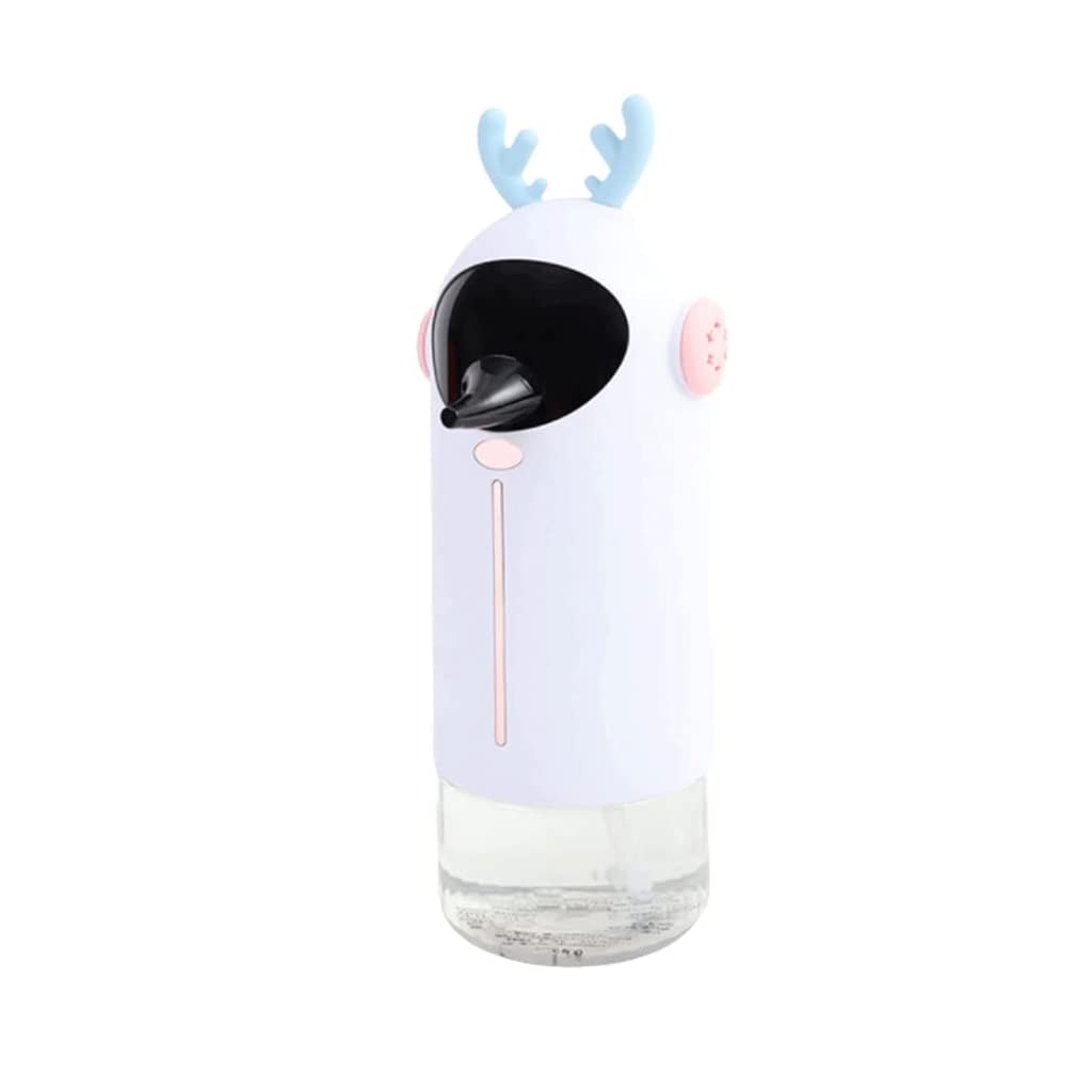 Dispenser di Sapone schiumogeno Automatico Dispenser di lozioni touchless a Forma di Cervo Dispenser di lozioni di Sapone per Montaggio a Parete riutilizzabili per detersivo Liquido per Le Mani