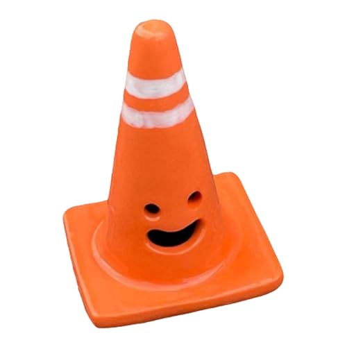 Holdes Porta gioielli per anello,Porta anelli per gioielli | Statua in miniatura carina della mano di banana del cono della strada del fumetto - Espositore di anelli divertente, supporto organizzatore