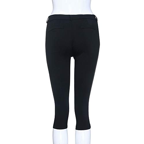 hlysgo Capri Pants for Women 2025 Summer High Waisted Skinny Leg Capris Casual Slim Fit Going Out Cropped Pants with Pockets4