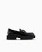 Armani Exchange Women's Eddie Loafer Black, 8.5