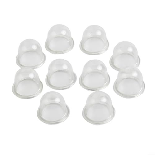 CWOQOCW 10 Stück Benzin-Primerbirne, Rasentrimmer, Kraftstoffpumpe, Rasenmäher, Luftreinigung, Vergâ€¦ – Miniatur