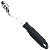 Yiasangly Jalapeno Pepper Corer, Stainless Steel Chili Corer Remover Deseeder kitchen Tool with Serrated Slice and Rubber Handle for Barbecue Cooking Accessories Kitchen Gadgets