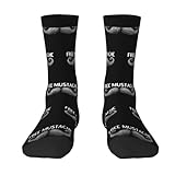 Kangweida Free Mustache Rides Comfortable Stylish Socks Breathable Durable Perfect Fashionable Socks