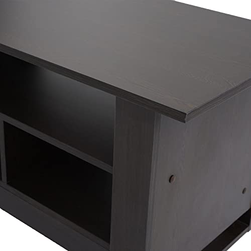 Image of Nilkamal Barcelona Engineered Wood Center Table | Coffee Table with 3 Shelves (Finish: New Wenge)