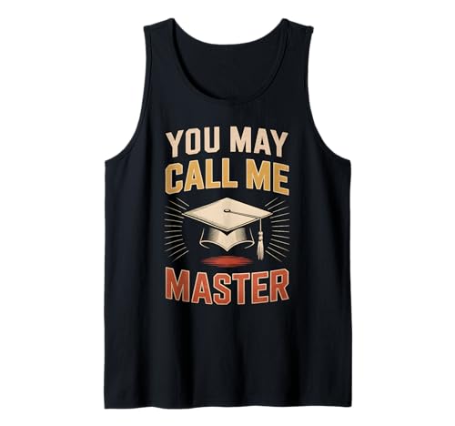 You May Call Me Master - Regalos de graduación Vintage para él y Ella Camiseta sin Mangas
