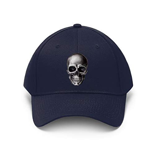 Luna Mia Adora Skull Baby Unisex Twill Hat True Navy