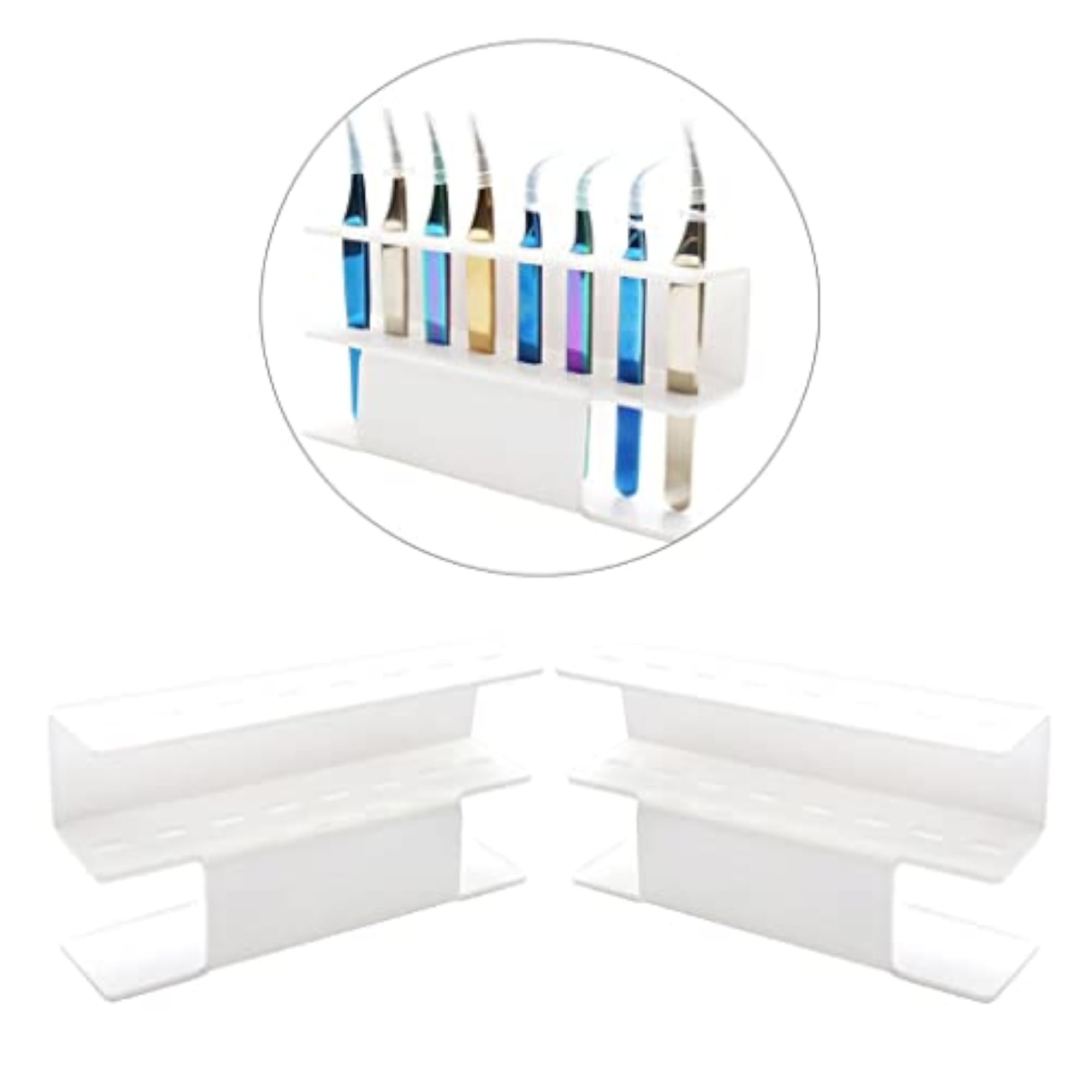 Make Up Tools Tweezers Storage Holder Desk Display Stand