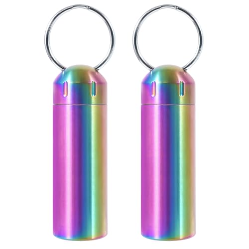 Boîte à pilules étanche en acier inoxydable pour l'esprit tranquille