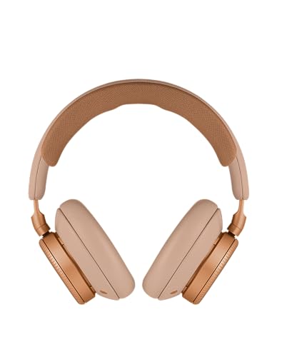 Image of Bang & Olufsen Beoplay H100 ANC Over-Ear Headphones - Sunset Apricot | Premium Wireless, Active Noise Cancelling, Protective Carrying Case