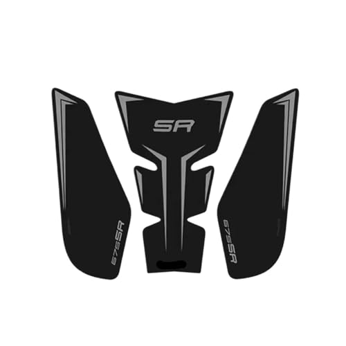 Protections réservoir carburant antidérapants pour moto 675SR-R