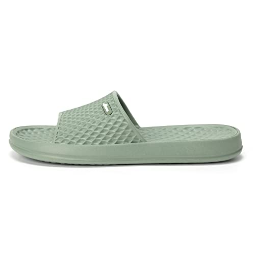 Image of FUNKYMONKEY Men's Shower Slides - Non Slip Quick Drying Sandals for Men - Lightweight Pool Beach Bathroom Slippers Indoor Outdoor