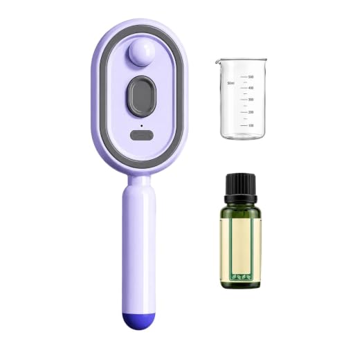 Cepillo eléctrico para el cabello, peine desenredante recargable, herramienta de peinado de control de encrespamiento con capa resistente, cojín antiestático con textura refinada, categoría de belleza