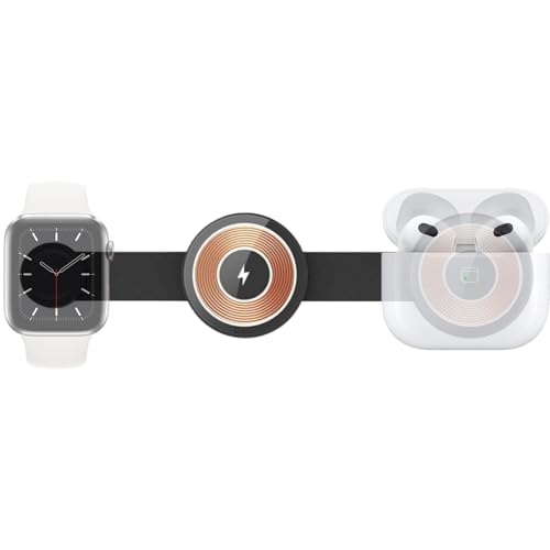 Caricatore Senza Fili Pieghevole Del Telefono Da Viaggio Stazione Di Fili A 3 Vie Smartphone Rapido In Stand Per Uomini Donne