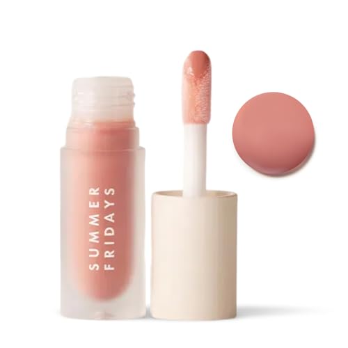 Summer Fridays Dream Lip Oil - Hydrating Tinted Lip Gloss Oil - N...