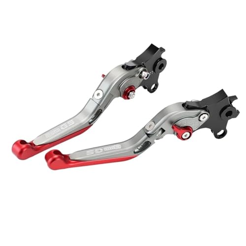 �u���[�L���o�[ �܂肽���ݎ��N���b�`�u���[�L���o�[ �̂��߂� F850GS F750GS F800GS F700GS F650GS F750 F800 F850 GS 40�N �I�[�g�o�C�����n���h��(2017-2018 GrayRed)