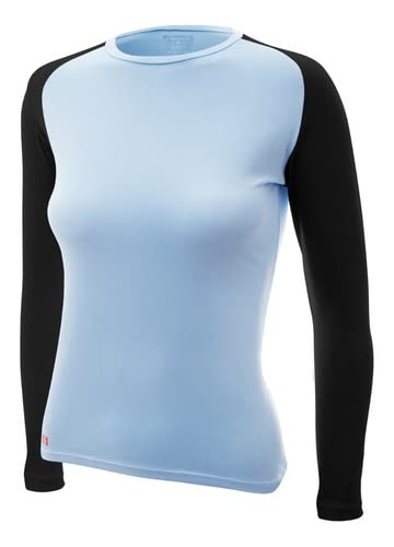 Camisa Térmica Feminina Proteção Uv 50 Manga Longa Tempestal (M, AZUL BEBÊ)