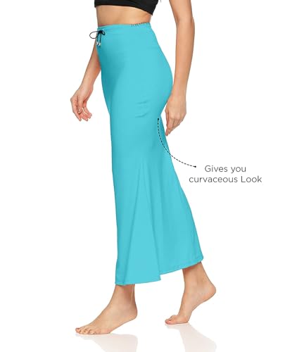 Image of Women's Saree Silhouette I Saree Shapewear Flare Petticoat for Women, Lycra Cotton Blended, Petticoat, Skirts for Women, Shape Wear Dress for Saree