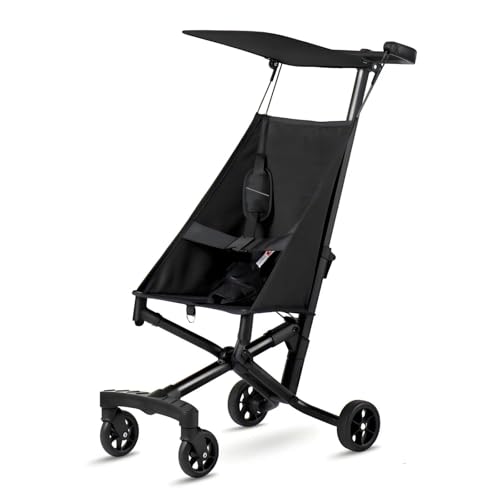 Baby Stroller for Children 1-6 Years Ultra Compact Lightweight Folding Travel Stroller, Oxford Cloth Aluminum, 37 x 21.2 x 14.2 inches Black
