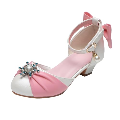 Zapatos de tacón para niñas cómodos con fondo suave que evitan resbalones en fiestas