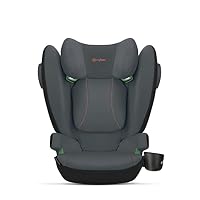 CYBEX Silver Autositz Solution B2 i-Fix, Inkl. Getränkehalter, Für Autos mit und ohne ISOFIX, Ab ca. 15-50 kg, Ab ca. 3 bis 12 Jahre, Steel Grey (Grau) – Ansicht 2