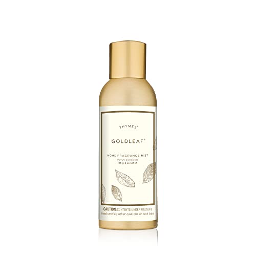 Thymes Home Fragrance Mist Room Air Fresheners for Home Long Lasting Air Freshener Spray Premium Fragrance Notes of Jasmine Rose Hyacinth & Oak Moss (Goldleaf 3 oz)