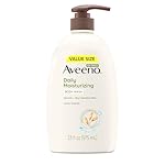 Aveeno Daily Moisturizing Body Wash for Dry Skin with Soothing Oat, Creamy Shower Cleanser, Gentle, Soap-Free and Dye-Free, Lightly Scented, 33 FL OZ