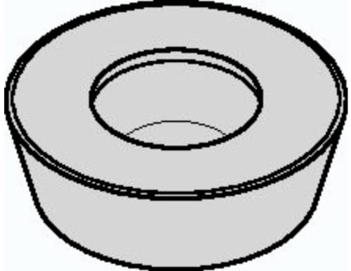Insert M100 WIDIA 2012566 de 8 mm carbure brut pour fraises à copier