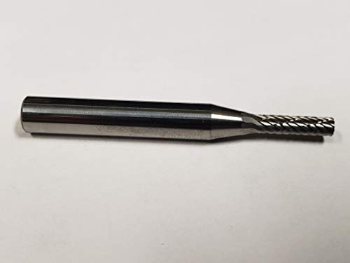 Punta de fresado Carburo doble corte 1/8 x 1/2 pulg miniatura 4