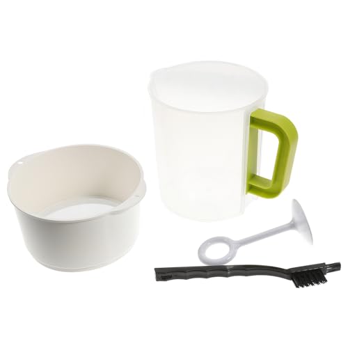 Sojamilchbereiter BESTonZON, 4-teiliges Kunststoff-Set für Nussmilch und Joghurt