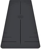 Plyopic Esterilla de Yoga Ultra-Grip Pro | EXTREMO Antideslizante - Agarre en Seco y Húmedo - Línea de Alineación. Para Yoga, Pilates, Ejercicio, Bikram, Hot yoga