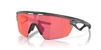 OAKLEY Sphaera Non Polarised Sunglasses, 0OO9403, Matte Grey Smoke & Prizm Trail Torch, 36mm