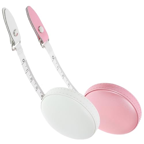 Cinta métrica retráctil portátil Hemobllo color rosa miniatura 3