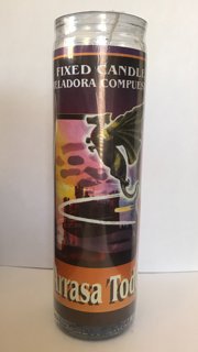 Arraza Todo Fixed Candle, Glass Candle, 7 Day