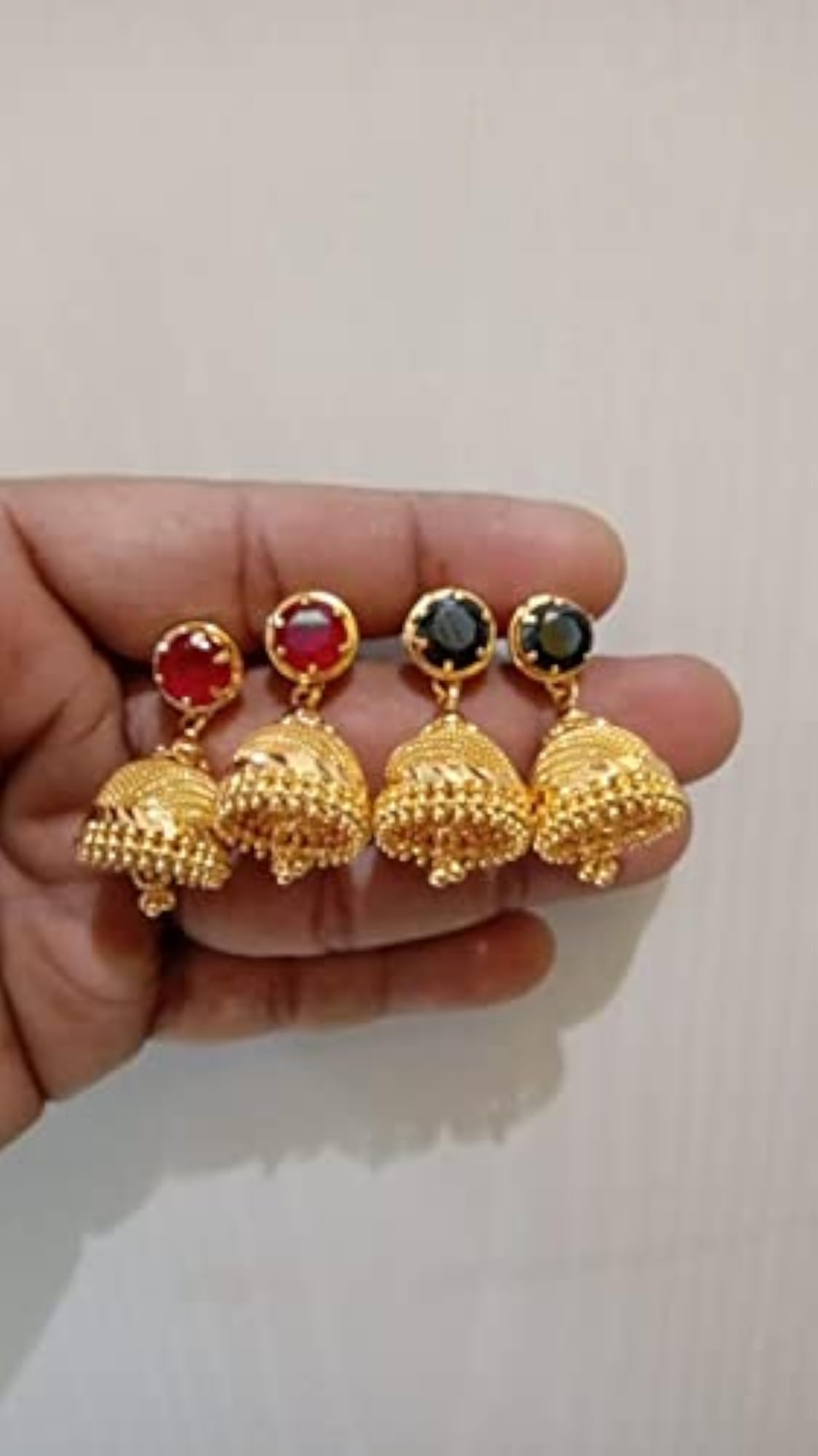 Women's JIMIKI Stud Earrings, Traditional Design