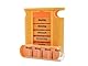 Medikamentendosierer orange Wochendispenser 1 Stück Pillendose Tablettenbox Pillenbox 7 Tage Original Tiga-Med Qualität