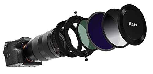 Kit M4 magnétique Kase Wolverine IV, filtres photo reflex dégradé doux et verre optique antichoc