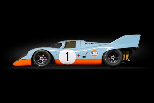 Modelo a escala Porsche 917K Gulf Edition 1:8 Pocher miniatura 4
